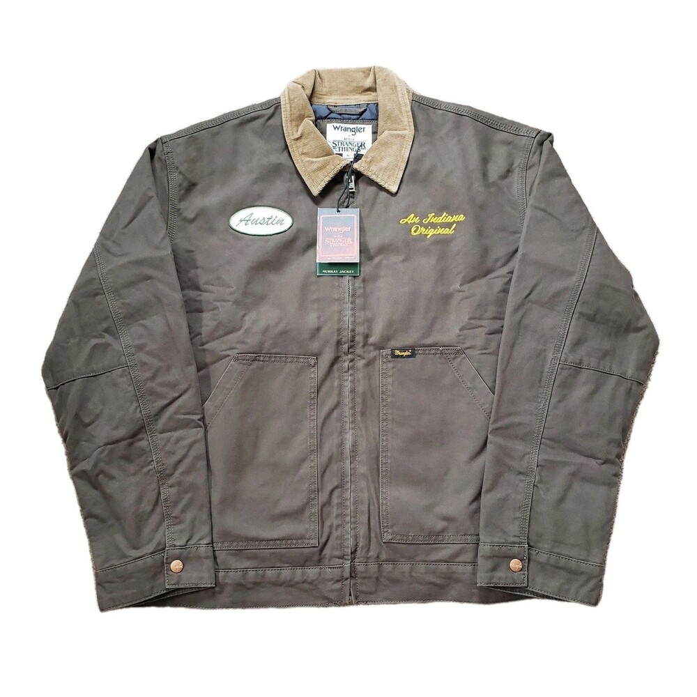 Wrangler X Stranger Things Murray Jacket Size XL Mens Brown Limited Edition